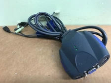 C2G TruLink 2-Port USB Micro KVM + Audio Switch Model SN:52043 6ft Cable