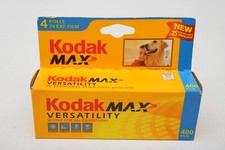 Kodak 400 Max Versatility 4 Rolls 35mm Color Print Film 400 ASA-exp 2003 SEALED
