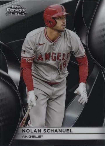 2025 Topps Chrome Platinum Anniversary #76 Nolan Schanuel Prizm 