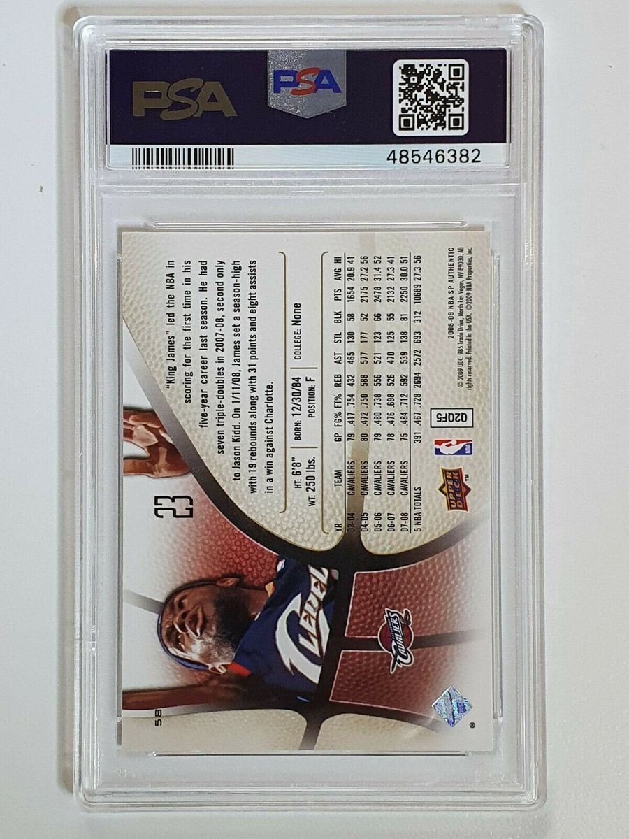その他 Sp authentic lebron james SGC 10 2007-08 SP Authentic - LeBron James #78 for sale | eBay