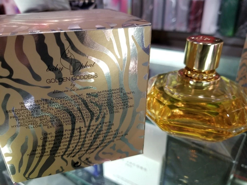 Baby Phat Golden Goddess por Kimora Lee Simmons 1.7 3.4 OZ eau de parfum perfume mujer NUEVO Foto 3 de 4