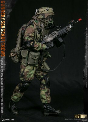 ミリタリー 1/6MARINE CORPS GUNNERY SERGEANT CRRWS DAMTOYS USMC Urban Warfare Gunnery Sergeant Crews Soldier 1