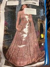 New 3 Pc Womens Elegant Dress Pakistan Costume Large