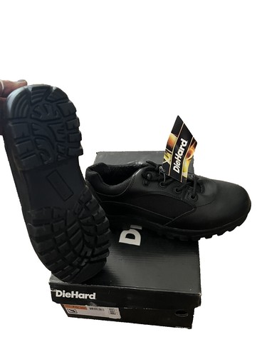 DieHard Solstice Black Suede Work Shoes Composite Toe Men\'s Size 11 Solstice Black Athletic Composite Toe DH20100 main image 2