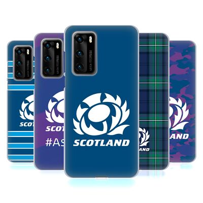 OFFICIAL SCOTLAND RUGBY LOGO 2 SOFT GEL CASE FOR HUAWEI PHONES 4