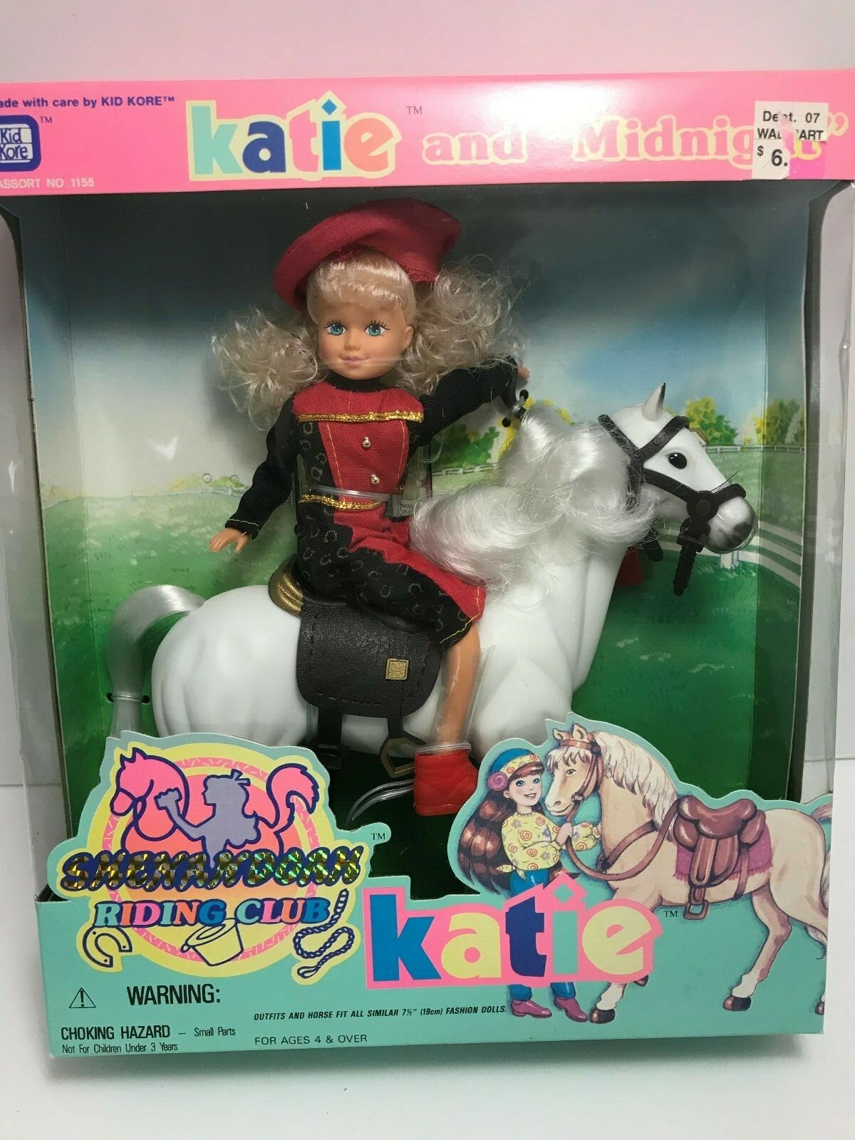 Kid Kore Katie Midnight english rider Doll and Horse Figure Set NEW IN BOX &nbsp;8"&nbsp;