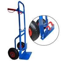 Sackkarre Transportkarre HöHenverstellbar Klappbar Stapelkarre Karre 200 Kg Blau