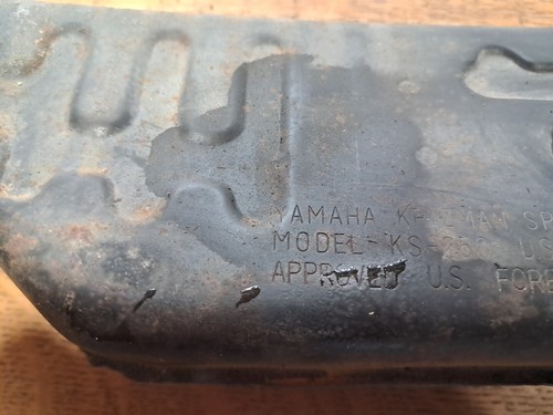 74 Yamaha TY80 Trials TY 80 OEM Tubo de escape Silenciador Silenciador Cabezal Os - Imagen 11 de 12