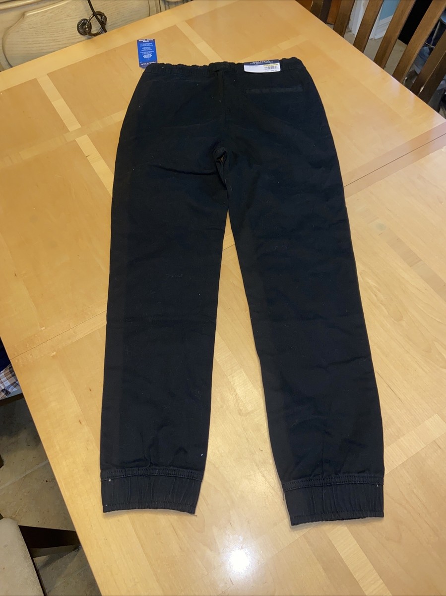 Nautica Boys School Uniform Pants M 10/12 Regular Black