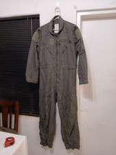 Flyers Coveralls Men Summer Fire Resistant Sage Green CWU-27P Size 42L GUC