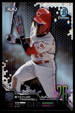 Taylor Trammell 2019 Bowman #BTP-26 Reds MLB READ FREE SHIPPING AutographDen