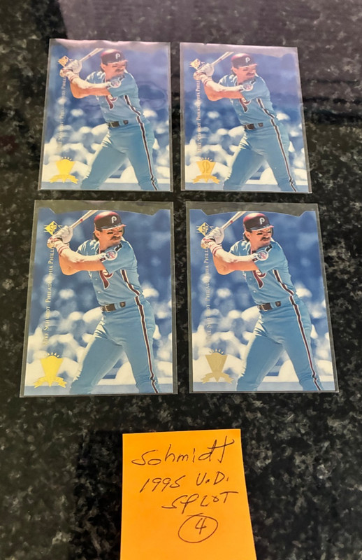 MIKE SCHMIDT (SHORT PRINTS) 1995 Upper Deck..........4 TOTAL