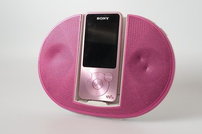 Sony Walkman NW-S14 Pink 8GB MP3 Player Bluetooth + Speaker Dock
