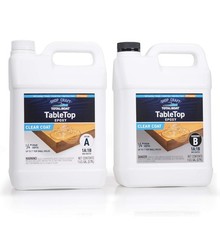 TotalBoat Table Top Epoxy Resin Kit - 2 Gallon Crystal Clear Epoxy with High