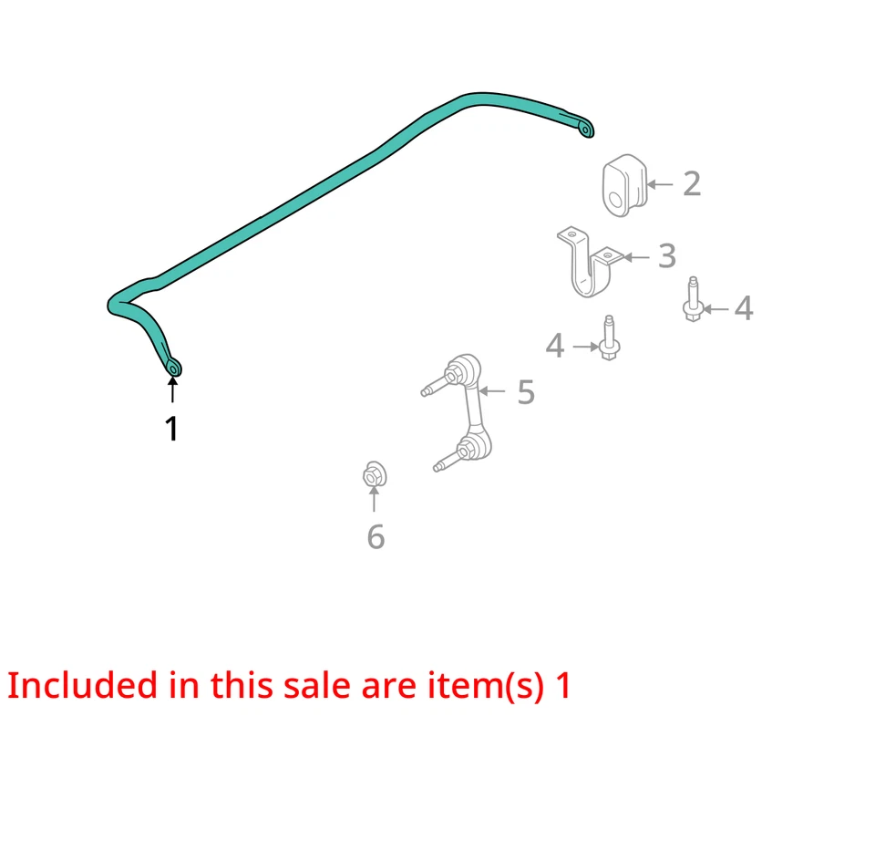 2008 Ford E250 Van RWD Front Stabilizer Bar OEM 90K Miles - LKQ421582427 - Изображение 4 из 4