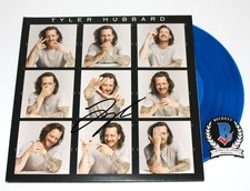 TYLER HUBBARD SIGNED VINYL ALBUM RECORD LP FLORIDA GEORGIA LINE BECKETT BAS COA