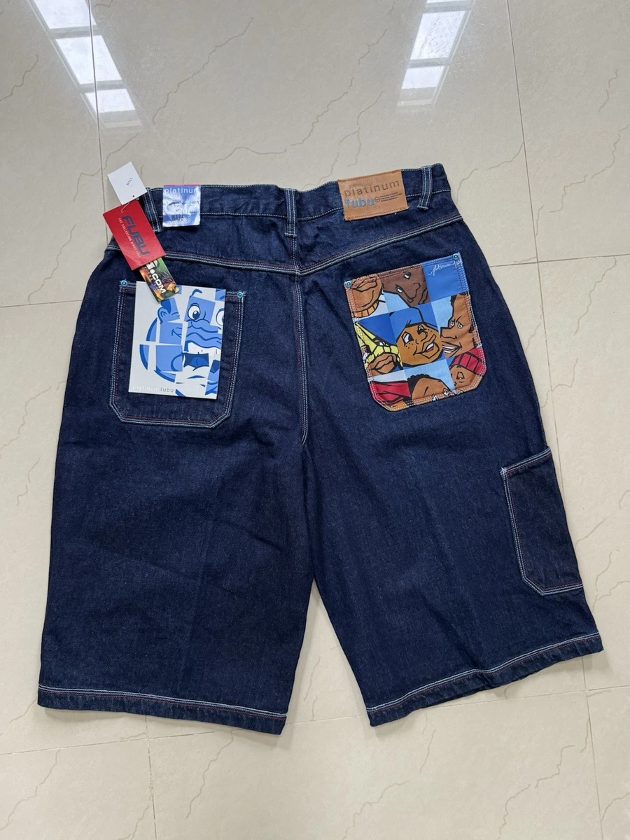 FUBU Denim Shorts for Men with Vintage for sale | eBay