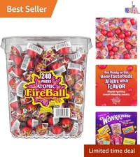 Atomic Fireball, Candy, Cinnamon Flavor, Individually Wrapped, 64.8oz 240 ct