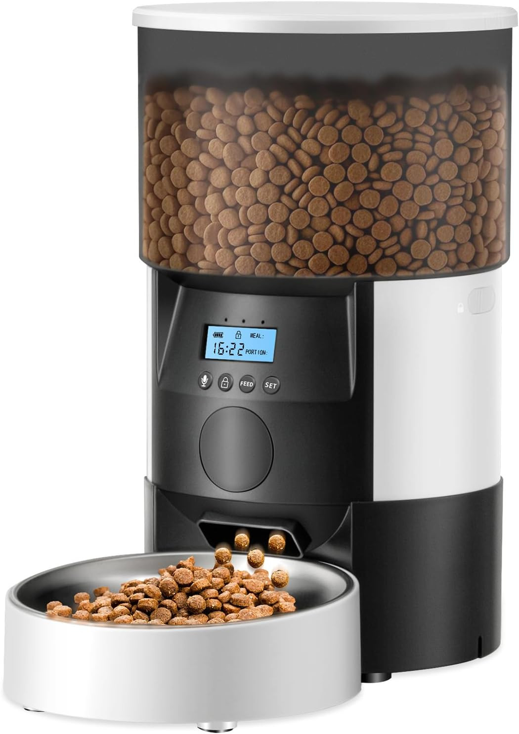 Automatic Cat Feeder, 3L Timed Dog Food Dispenser, Auto Dry Food Feeders for Pet