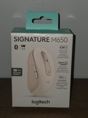 Logitech Signature M650 Silent Wireless Mouse For Small to Medium Sized Hands