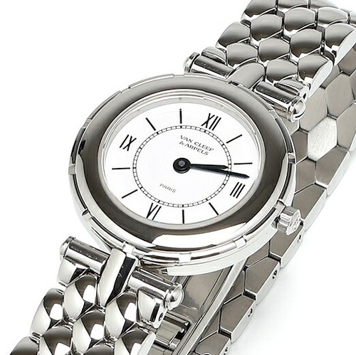 Van Cleef & Arpels La Collection Quartz Watch 53607 HH5 White Dial Ladies