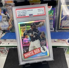 2020 Topps Chrome 1985 REFRACTOR - LUIS ROBERT Rookie RC Card PSA 10 GEM MINT