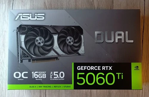 Grafikkarte ASUS Dual GeForce RTX 5060 Ti OC - 16GB GDDR7