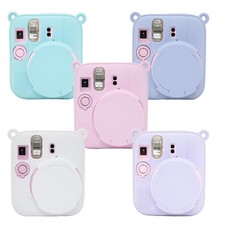 For Instax Mini 13 Silicone Protective Case with Lens Cover Shockproof
