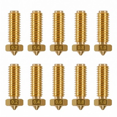 10er Düsen Set 0,2-1,0mm Anycubic Kobra 2 Neo Pro Plus Max Nozzle 3D Drucker