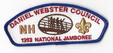 1993 National Scout Jamboree JSP Daniel Webster Council Blue Bdr.