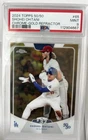 2024 Topps Shohei Ohtani 50/50 SB 32 Chrome Gold Refractor #65 (/50) PSA 9