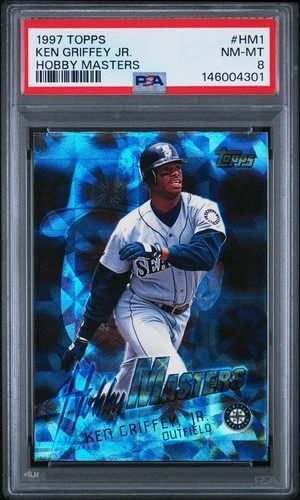 1997 Topps - Ken Griffey Jr. - Hobby Masters Insert #HM1 - NM-MT PSA 8