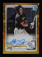 2020 Bowman Chrome Prospects Gold Refractor 27/50 Grant Little #CPA-GL Auto 1xd