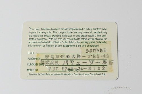 [Near MINT w/Box,Card,Paper] GUCCI 6500L Gold Dial Roman Quartz women's Watch - Picture 19 of 20