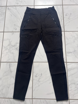 Athleta headlands hybrid High Rise Cargo Legging tights schwarz S/36 Gr. 4