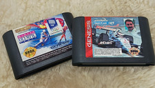 SET OF 2 SEGA GENESIS GAMES:  NEWMAN HAAS INDYCAR / WINTER OLYMPIC GAMES 1994