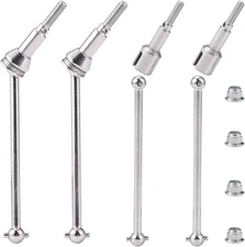 HAIBOXING RC Car Spare Parts Metal Front Universal Drive Shafts and Rear... 