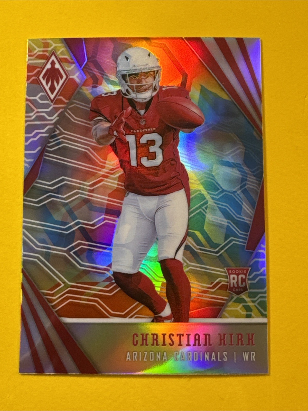 2018 Panini Phoenix #119 Christian Kirk ROOKIE Rainbow Silver Holo Prizm SP