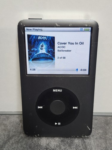 Apple iPod Classic 120GB (A1238) Space Gray 100% Working  Pre Owned  🔥 🔥
