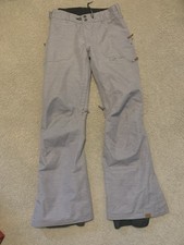 ROXY Woman's Small Gray Ski Snow Pants Dry Flight Technology 10KPre-owned