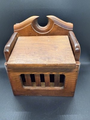 Wood Receipe Box Storage Wood Box With Lid Kitchen Hanging