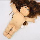 Cabbage Patch Kids 1986 Brown Cornsilk Blue Eyes Pinch Finger