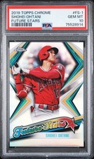 2019 Shohei Ohtani Topps Chrome Future Stars PSA 10 GEM MINT 