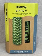 Klymit Static V Single Lightweight Inflatable Sleep Pad Green NIB