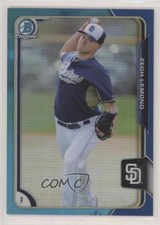 2015 Bowman Draft Chrome Blue Refractor 100/150 Zech Lemond #127 0c6
