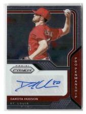 2021 Panini Prizm #PP-DH Dakota Hudson Pro Penmanship