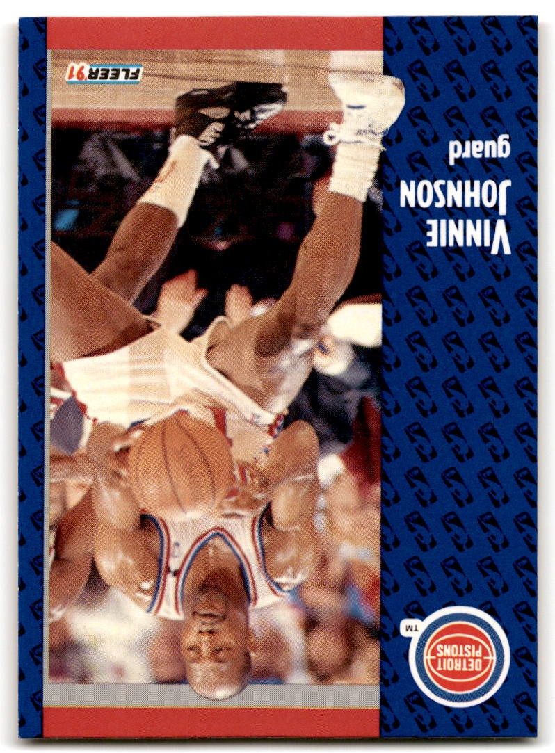 1991-92 Fleer #61 Vinnie Johnson