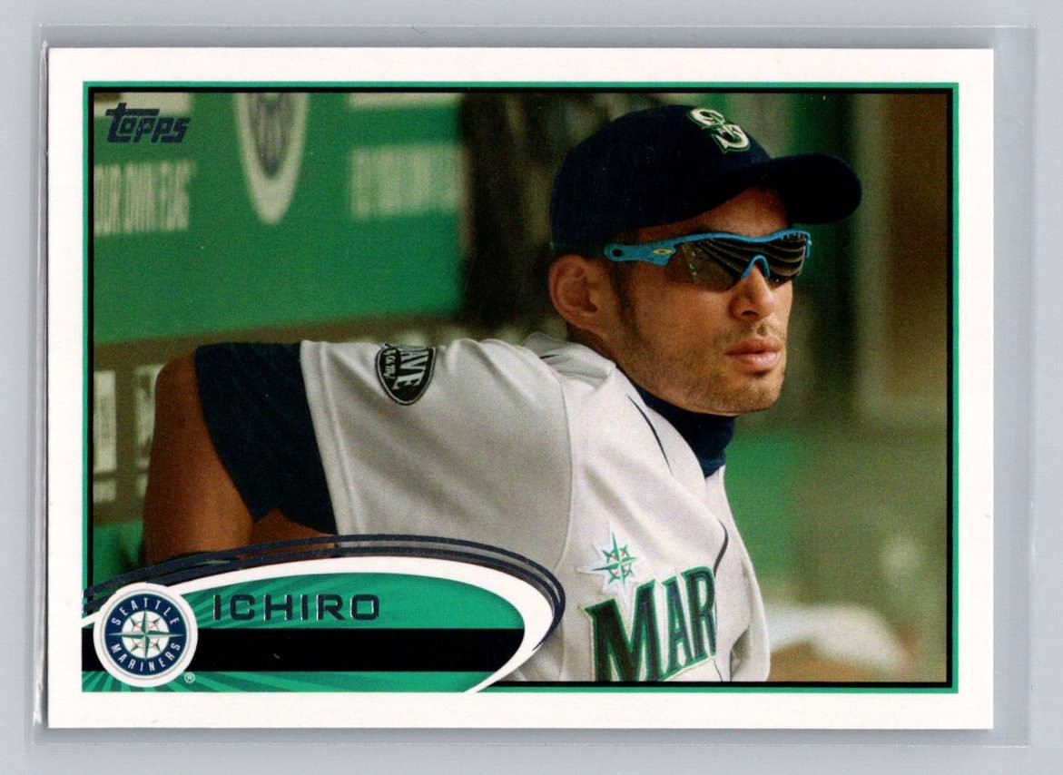 2012 Topps #537b Ichiro in dugout VAR SSP