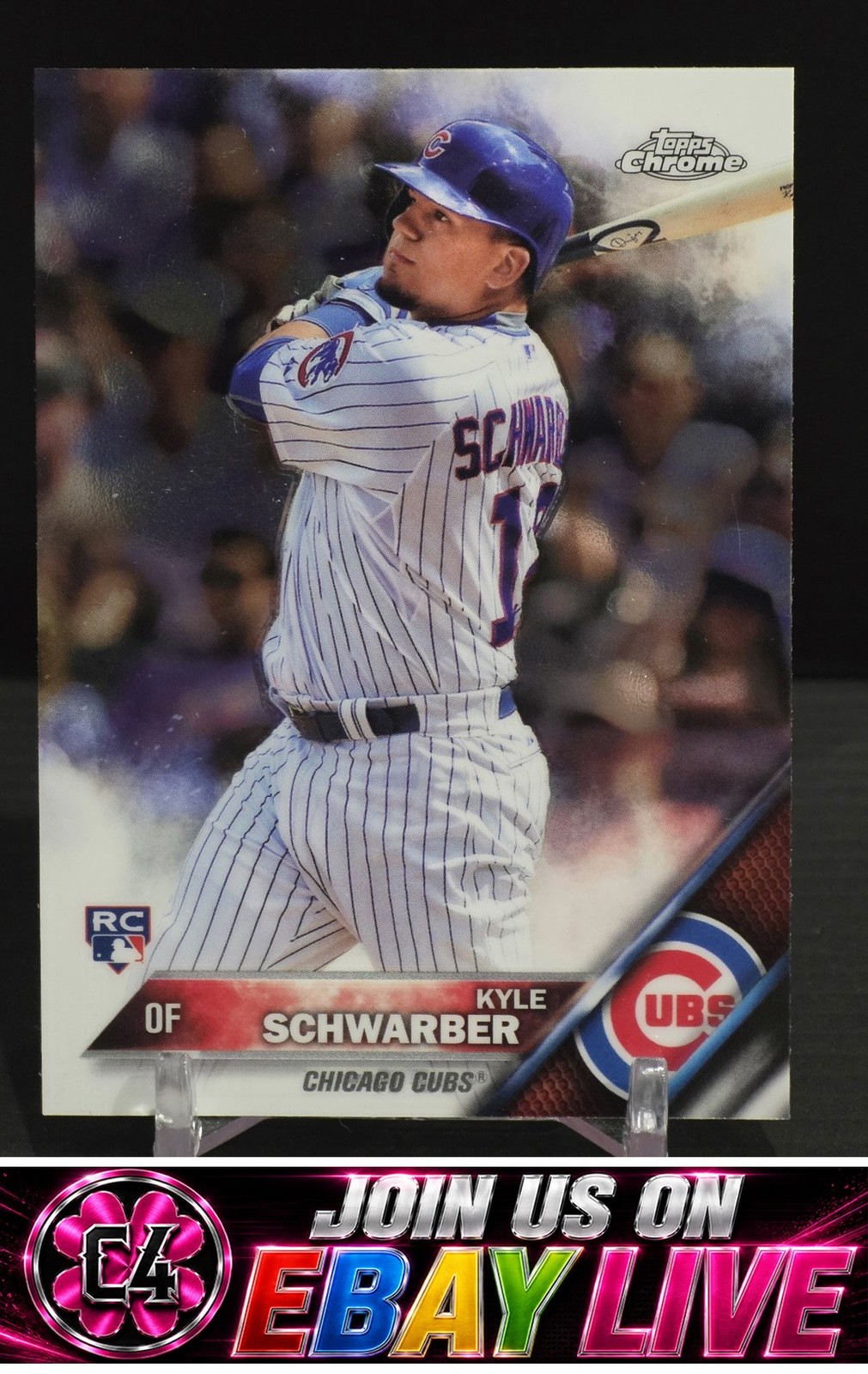 Kyle Schwarber 2016 Topps Chrome Rookie RC #166 Chicago Cubs