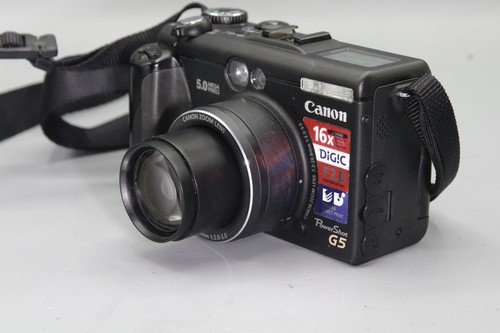 Canon Powershot G5 5MP Digital Camera - F/2 Lens, Battery Included, Excellent - Picture 3 of 7